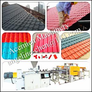 Quality light weight high strength, noise and heat insulation pvc roof sheet production line for sale
