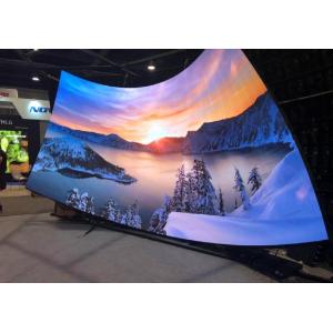 RGB Lightweight Flexible Video Wall , Multifunctional Curve LED Screen