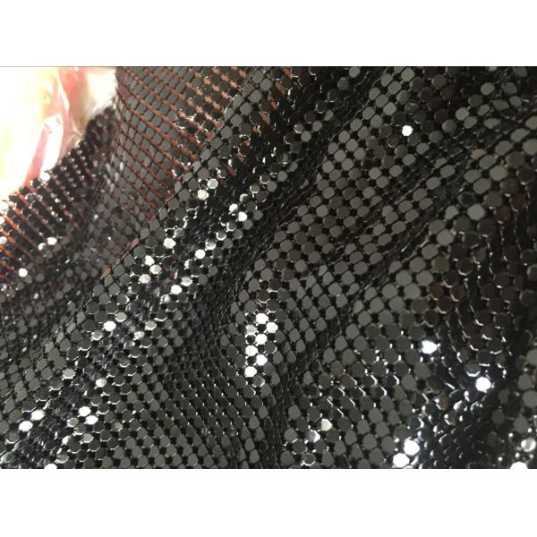 Splendent 4MM Square Metal Sequin Fabric Decoration For Dresses / Garment