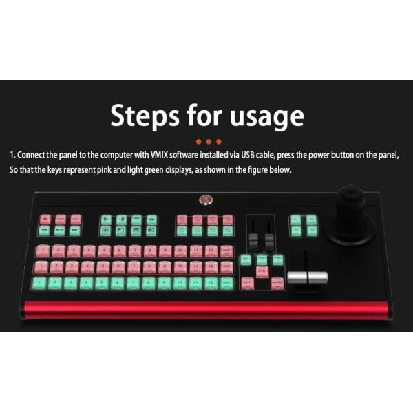 High MIDI Protocol Base vMix Control Surface for Black Broadcast Studios Highly Praised