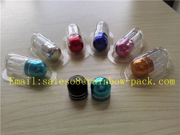 Rhino Sex Capsule Plastic Pill Bottles / Empry Capsule Container