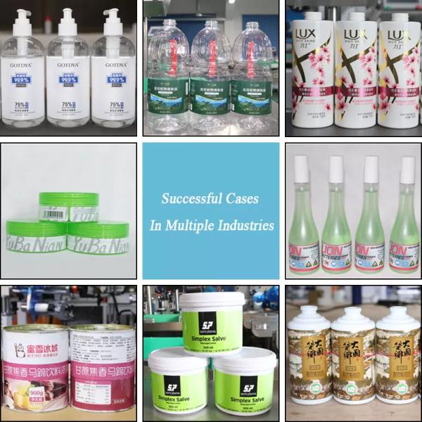 Wood Packaging Material Compatible with Various Round Bottle Products Labeling Machine