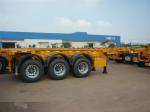 Hot sale 20 footer 40 footer container chassis with FUWA axles container semi