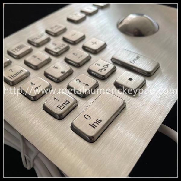 Computer Digital Industrial Keyboard With Trackball USB Interface