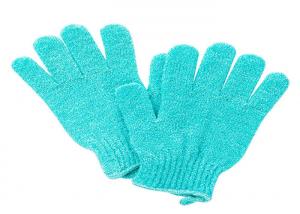 China Nylon Exfoliating Bath Gloves , Spa Bath Scrub Gloves For Men And Women on sale
