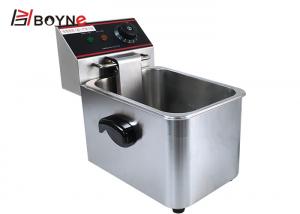 Quality 4L Electric Single Tank Open Fryer For Snack Bars Parties for sale