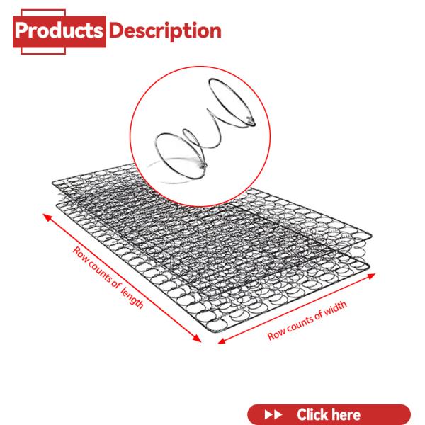 Bonnell Spring Coils Mattress and Boxspring Sleepwell Mattress Price Single Spring Mattress