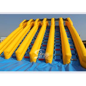 15x6m 6 Lane Vertical Rush Slide Adults Inflatable Obstacle Course For Outoor