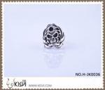 High quality and competitive price 316l stainless steel death's - head ring H