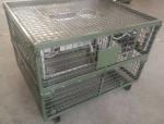 Customized Color Warehouse Metal Storage Bins IBC Wire Pallet Cage Container
