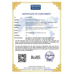 Demo Photoelectric Technology (Wuxi) Co., Ltd. Certifications
