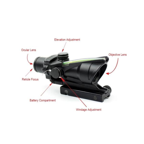 Acog Red Dot Sight Bore Sighting Device Without Battery 600g Shock Resistant