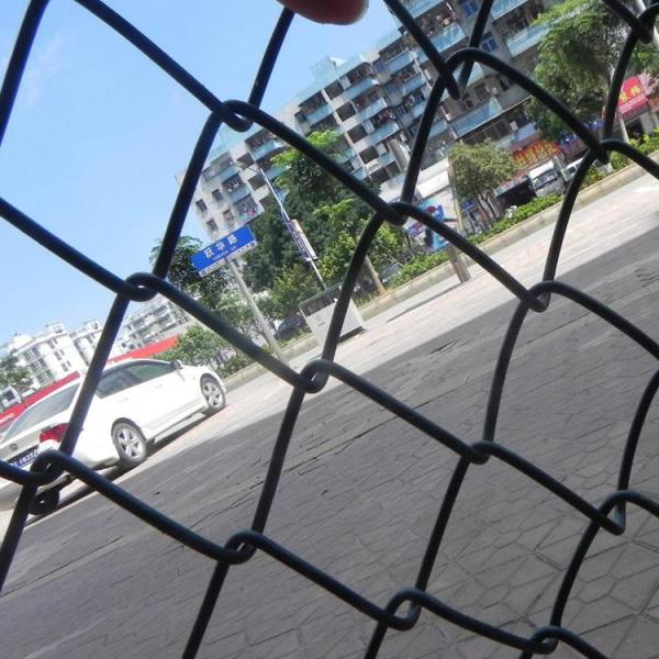 PVC Coated Easily Assembled Custom Wire Mesh Chain Link Fence For Fencing Areas