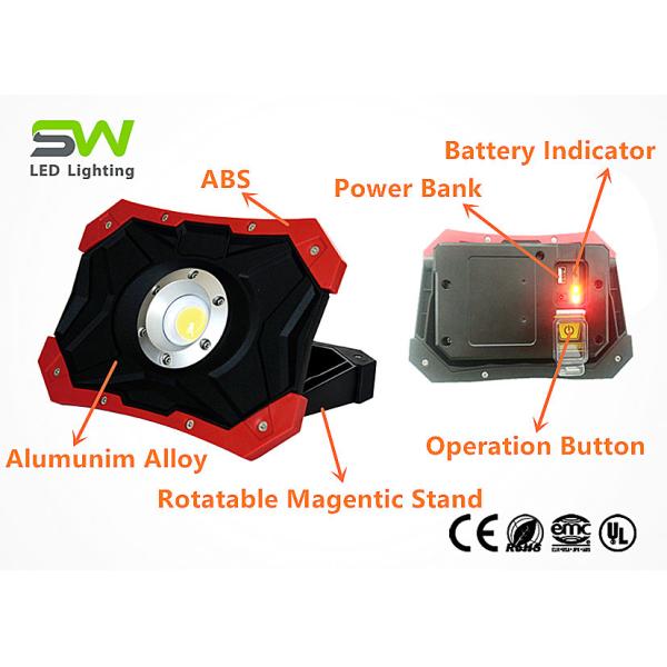 2000 Lumen Cordless Led Work Light Rechargeable 15W LED Flexible Site Work Light