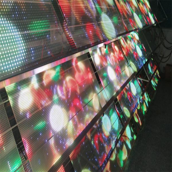 RGB Color P10 LED Transparent Film Screen Indoor H Flexible LED Display Screen