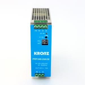 Quality 240W AC/DC Industrial Power Supplies Active PFC Rail Mounted for sale
