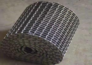 China Heavy Load Transportaion Long Life Carbon Steel Flat Wire Mesh Belt on sale