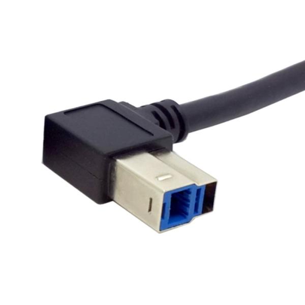 USB 3.0 Camera Right Angle USB Cable 24K Gold Plated Connector 6 Layers Shield