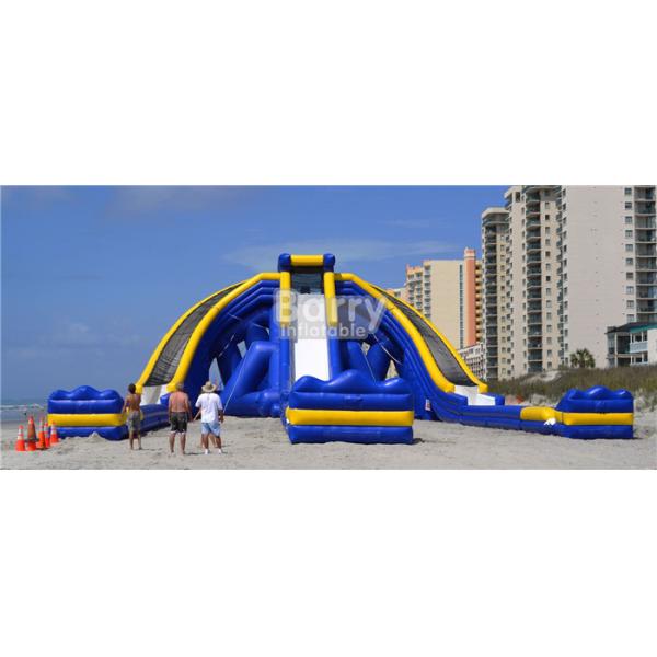 Giant Inflatable Water , Long Inflatable Trippo Water Slide For Kids And Adults