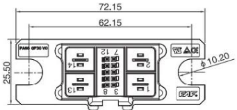 IEC 61984 EN 61984 Energy Storage Hybrid Connector 40A 14 Pin Male