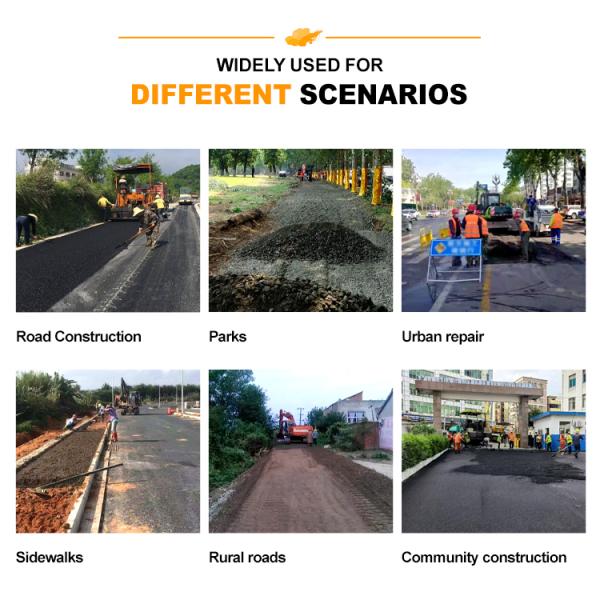 Mini Asphalt Paver For Small Projects With Design Length max. 2000 mm