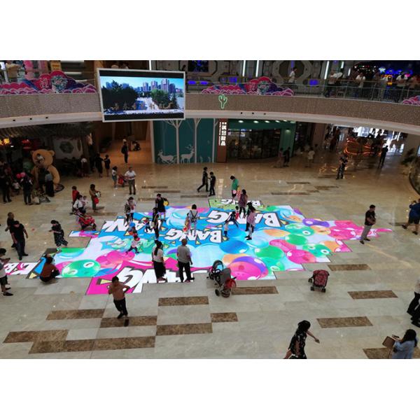 Stage Waterproof LED Screen Floor Tiles DM-R PH3.9 Fixed Installation