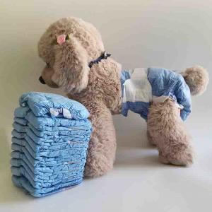 Quality Pet Diapers for Dogs Cloth-like Film or PE Film Backsheet Sustainable and Eco-Friendly for sale