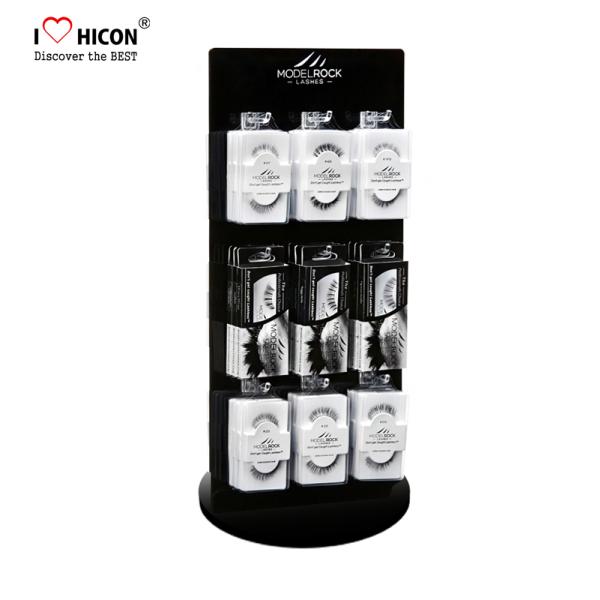Create Beauty Acrylic Lash Display Fake Strip False Eye Lash Box Retail Display Desktop