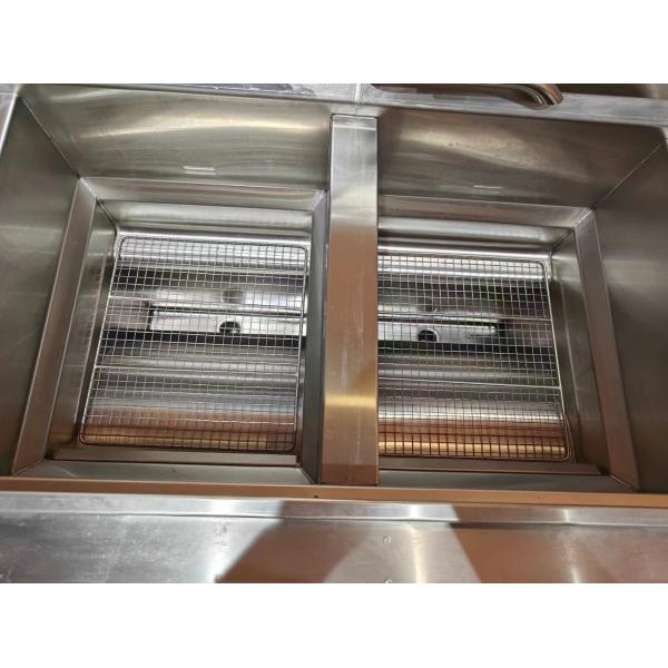 OFG-322 Digital Computer Panel Two Pots Four Baskets Automatic Deep Fryer Machine GAS Open Deep Fryer