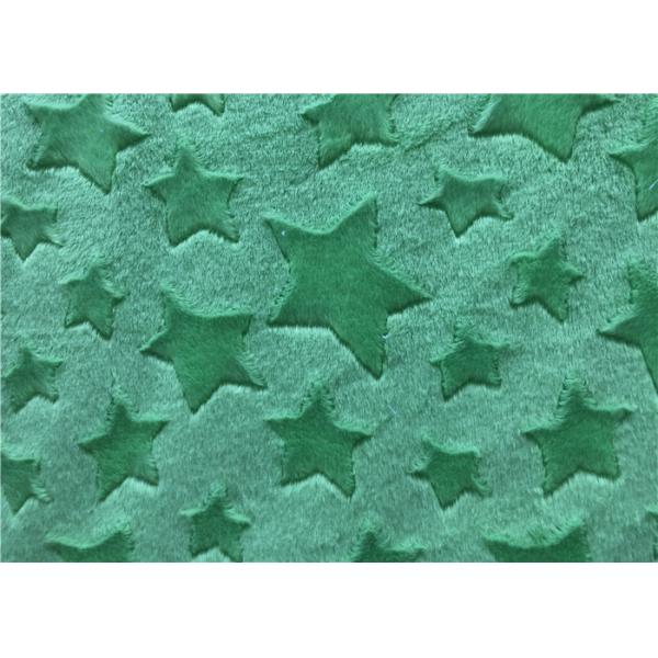 High Warmth Retention Star Embossed Minky Plush Fabric For Blanket