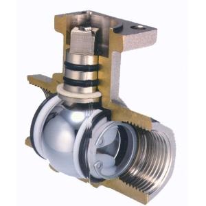 Quality Floating Two Piece Ball Valve DIN / BS / ANS I/ JIS / API / ASME For Oil And Gas for sale