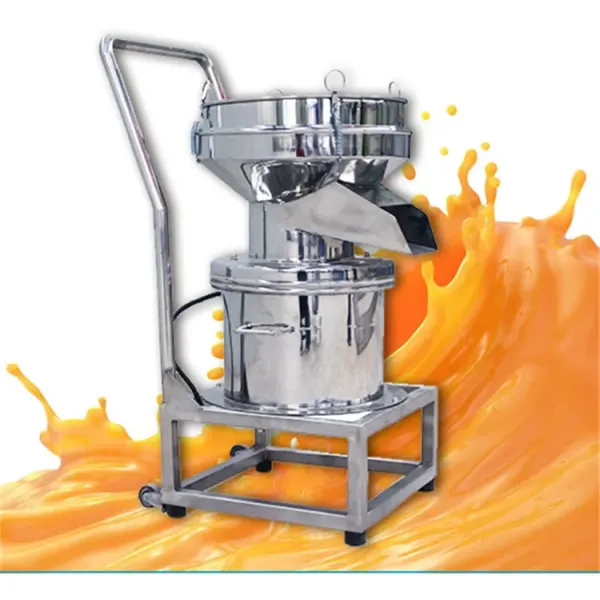 Single Deck 450mm Vibrating Screen Separator Rotary For Spirulina