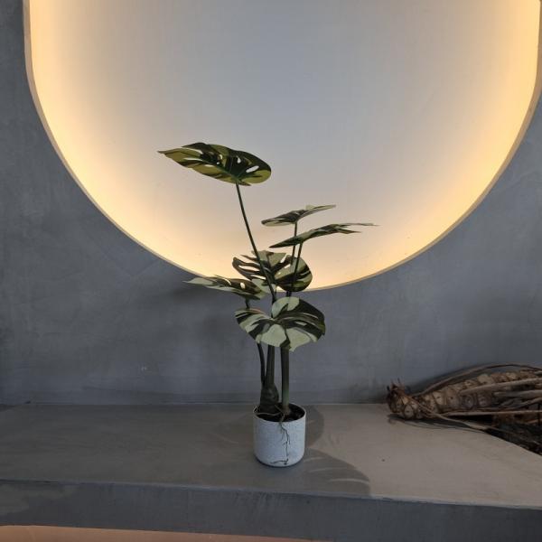 Insect Resistant Faux Monstera Tree 70-100cm For Low Maintenance Decor