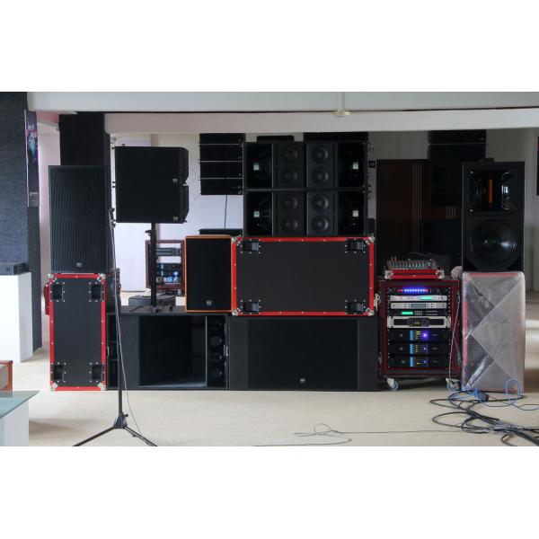 Dual 12 Inch 1560W Line Array Speaker With Neodymium Drivers For Concert , Living Event
