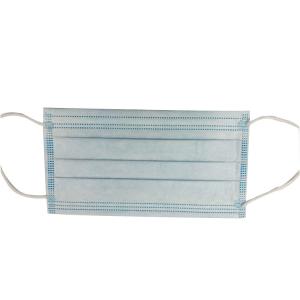 China Earloop Disposable Non Woven Face Mask / Medical 3 Ply Disposable Blue Mask on sale