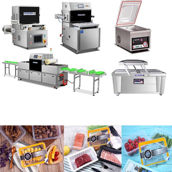 Plastic Tray Modified Atmosphere Packaging Machine For Fruit Vegetable