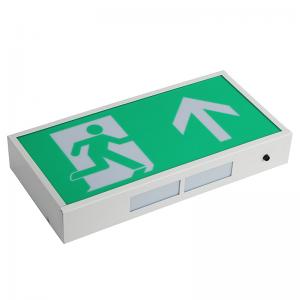 Quality LED Emergency NiCd Battery Rechargeable Exit Sign 3 Hours Operation for sale