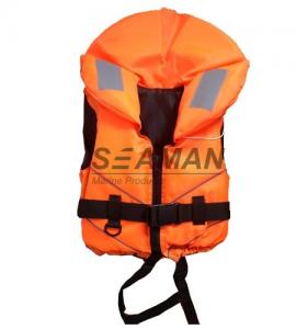 Quality Orange Rescue Water Sport Life Jacket 100N CE Certificate Nylon EPE foam for sale