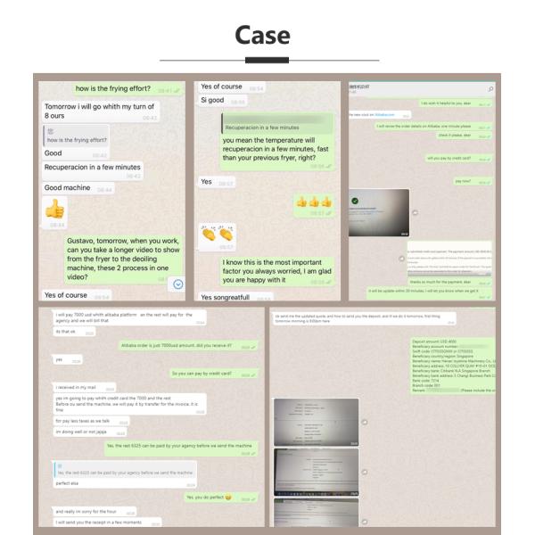 300kg/H SUS304 Stainless Steel Automatic Temperature Control Industrial Continuous Falafel Fryer Machine