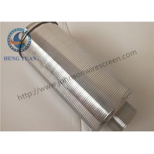 Quality Durable Water Filter Nozzles With Vertical Slots Long Service Life 0.2mm Slot Size for sale