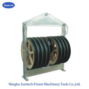 916mm ACSR MC Nylon Conductor Wire Rope Stringing Pulley Blocks