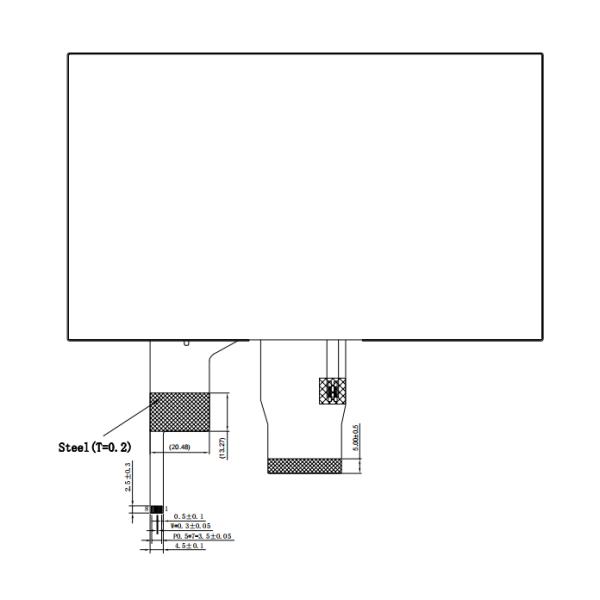 Versatile 7-Inch TFT LCD Module 1024x600 For Embedded Systems