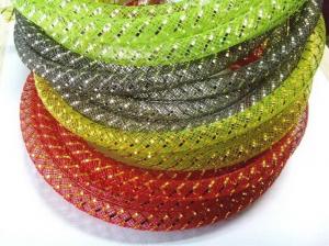 China PET Mylar Braided Wire Mesh Sleeve for Lights And Gifts Decoration on sale