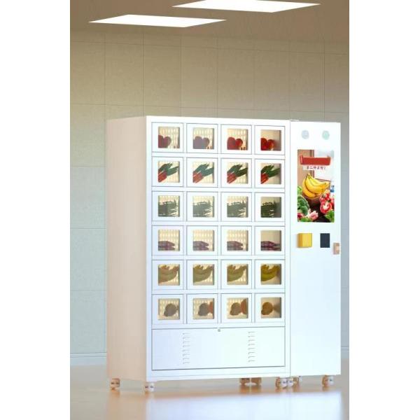 Cooling Locker Vending Machine For Fresh Fruit Vegetables Meat Cakes Sushi