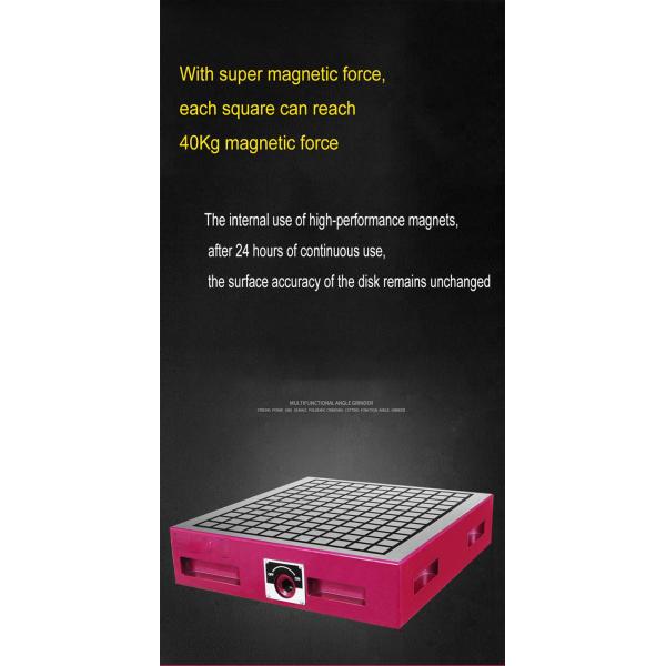 CNC Magnetic Chuck Machining Workholding For CNC Engraving Routers Drilling And Milling Machines