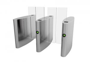 Quality 304 Stainless steel 24V DC motor Access Control Turnstiles 55cm passage width for sale