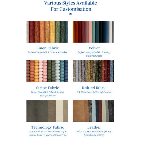 Customize Home Balcony Furniture Fabric Material Armless Grey Sofa Chair For Living Room Fabric Sofa