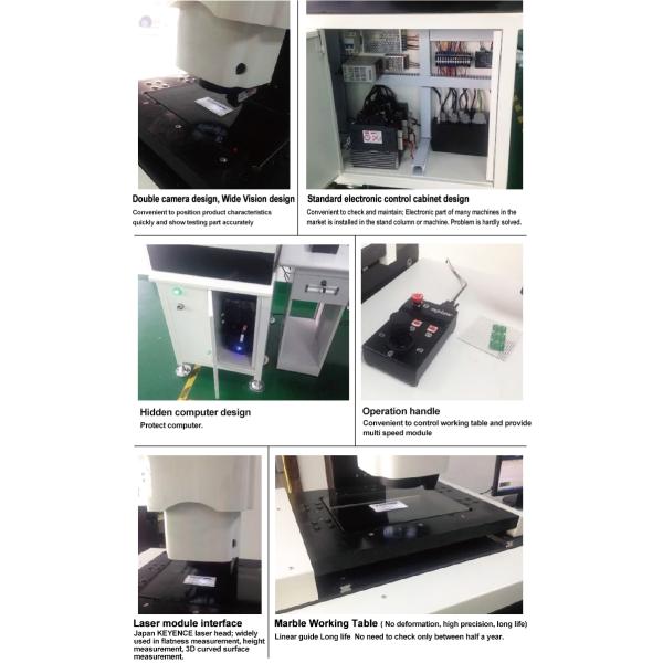 Color 1/3``CCD camera Optical Measuring Lab Test Machines Quick Measuring 2.0