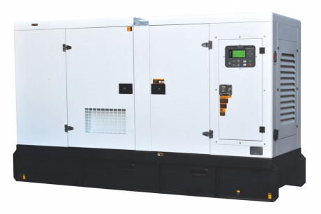 White 18kw-80kw Water-cooled Canopy Generator Set withHigh Rated Voltage and IP23 Protection Grade