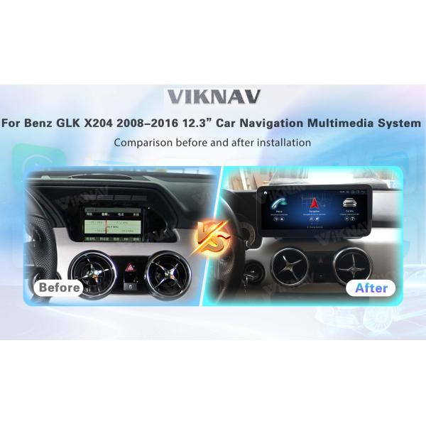 Multimedia GLK Android Screen Mercedes Head Unit For Benz Class X204 2008-2016